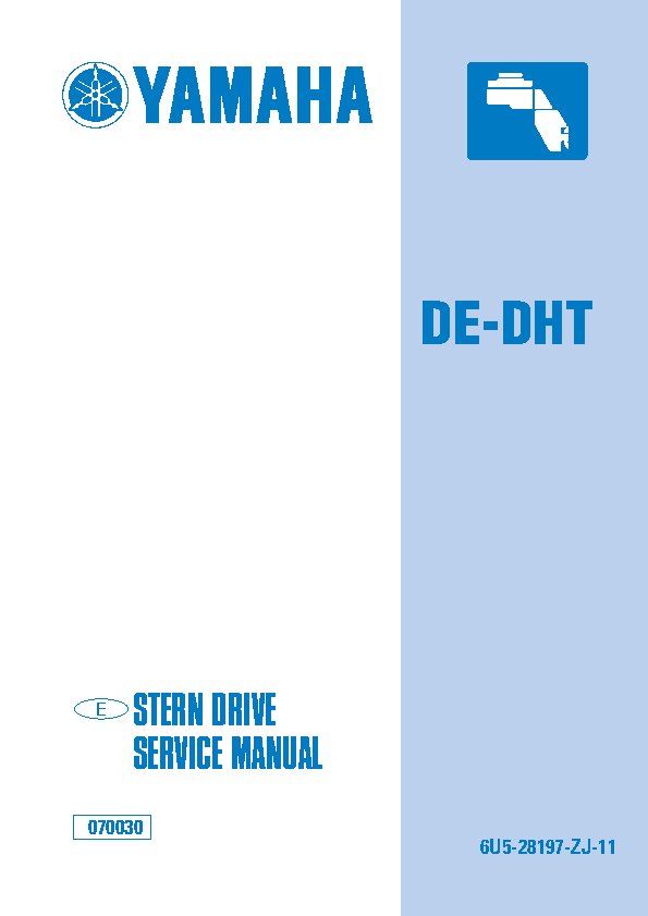 DE-DHT (TRP) service manual
