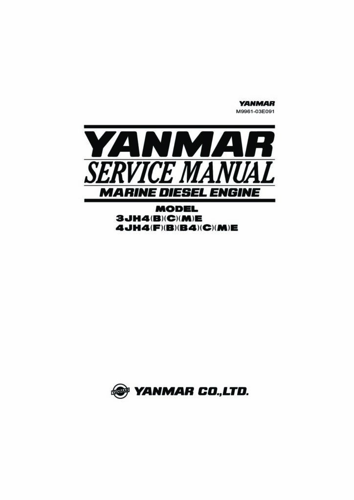 Service Manuel 3JH4 et 4JH4